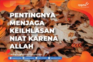 niat karena allah